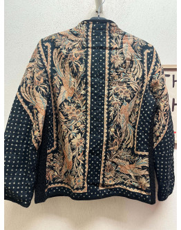 Vintage εμπριμέ σακάκι S-M 