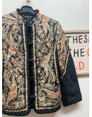 Vintage printed blazer S-M