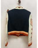 Vintage jacket with embroidery details s