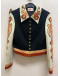 Vintage jacket with embroidery details s