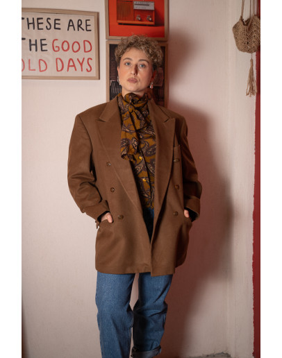 Vintage wollen blazer L