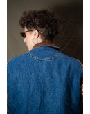 Vintage unisex αμάνικο denim jacket με επένδυση Wrangler L