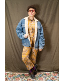 Vintage unisex denim jacket με επένδυση M