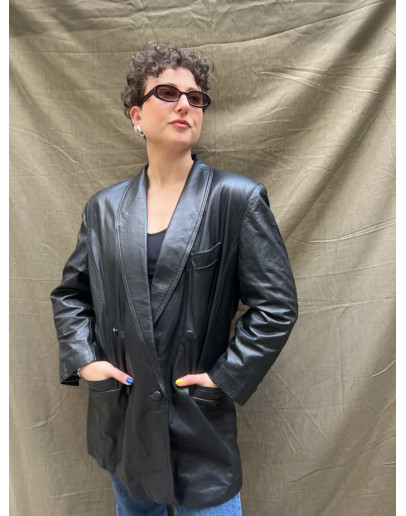 Vintage leather jacket M