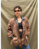 Vintage leather jacket M-L