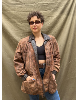 Vintage leather jacket M-L