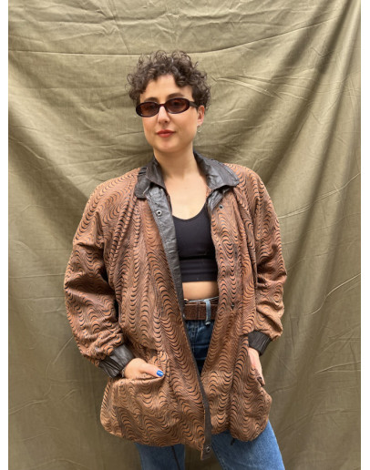 Vintage leather jacket M-L