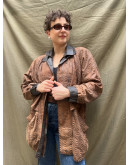 Vintage leather jacket M-L