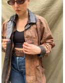 Vintage leather jacket M-L