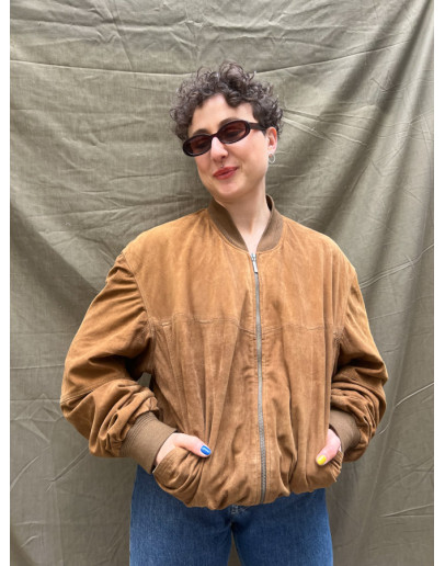 Vintage leather jacket L