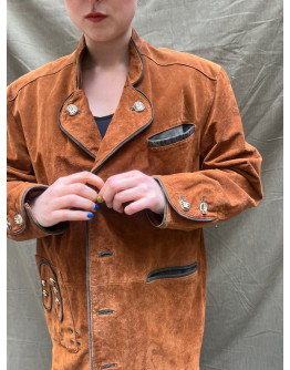 Vintage δερμάτινο τζάκετ L-XL