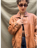 Vintage δερμάτινο τζάκετ L-XL