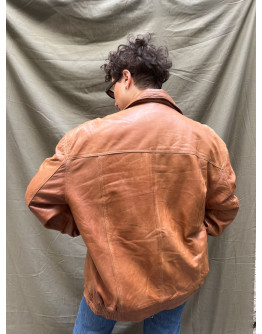 Vintage δερμάτινο τζάκετ L-XL