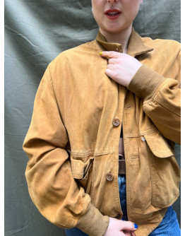 Vintage leather jacket M