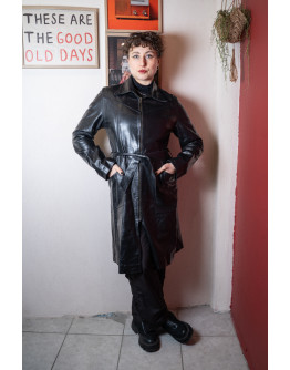 Vintage leather jacket S