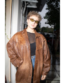 Vintage leather jacket M