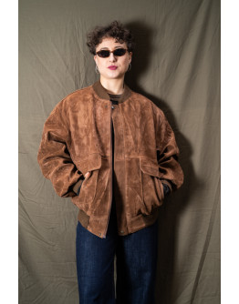 Vintage δερμάτινο τζάκετ L-XL