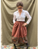 Vintage ζιπ κιλότ S-M