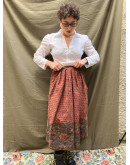 Vintage ζιπ κιλότ S-M