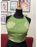 Μεταξωτό halter top διπλής όψης 