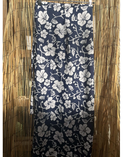 Vintage εμπριμέ wrap φούστα maxi 