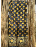 Vintage εμπριμέ wrap φούστα maxi 