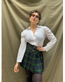 Vintage wrap καρό φούστα S