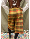 Vintage μάλλινη ζιπ κιλότ S