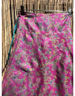 Vintage μεταξωτή double faced φούστα 