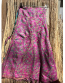 Vintage silk double faced skirt 