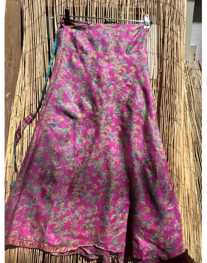 Vintage silk double faced skirt 