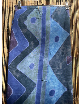 Vintage εμπριμέ wrap φούστα maxi 