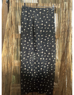 Vintage εμπριμέ wrap φούστα maxi 