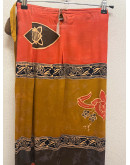 Vintage εμπριμέ wrap φούστα 