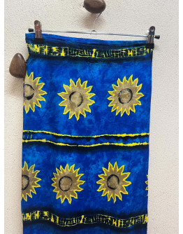 Vintage εμπριμέ wrap φούστα 