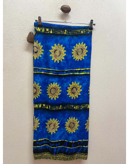 Vintage εμπριμέ wrap φούστα 