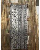 Vintage printed wrap skirt maxi