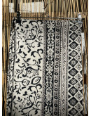 Vintage printed wrap skirt maxi