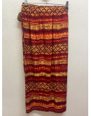 Vintage εμπριμέ wrap φούστα S