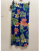 Vintage εμπριμέ wrap φούστα 