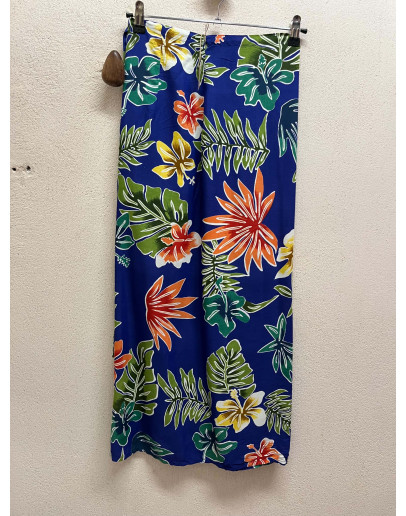 Vintage εμπριμέ wrap φούστα 
