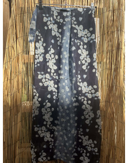 Vintage εμπριμέ wrap φούστα maxi 