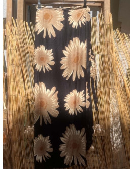 Vintage εμπριμέ wrap φούστα 
