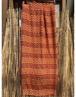 Vintage εμπριμέ wrap φούστα maxi 