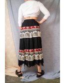 Vintage εμπριμέ φούστα maxi S