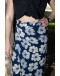 Vintage printed wrap skirt 