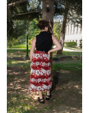 Vintage καρό wrap φούστα 