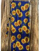 Vintage εμπριμέ wrap φούστα maxi 