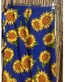 Vintage εμπριμέ wrap φούστα maxi 