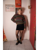 Vintage πλεκτή μπλούζα M